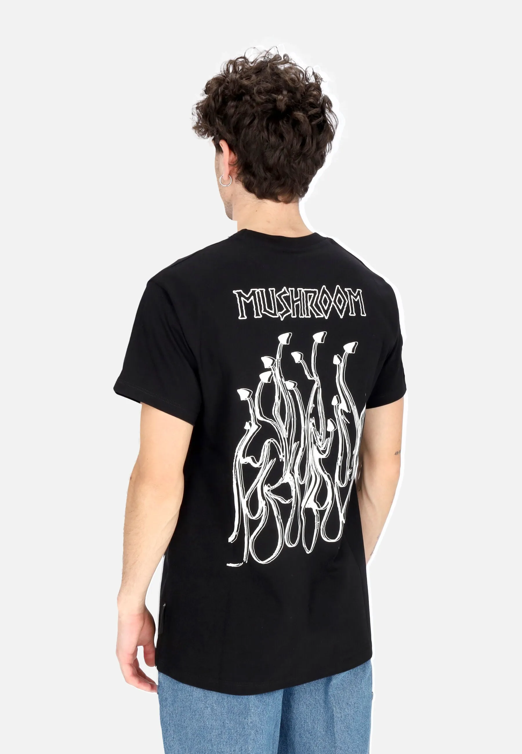Maglietta Uomo Flame Tee Black