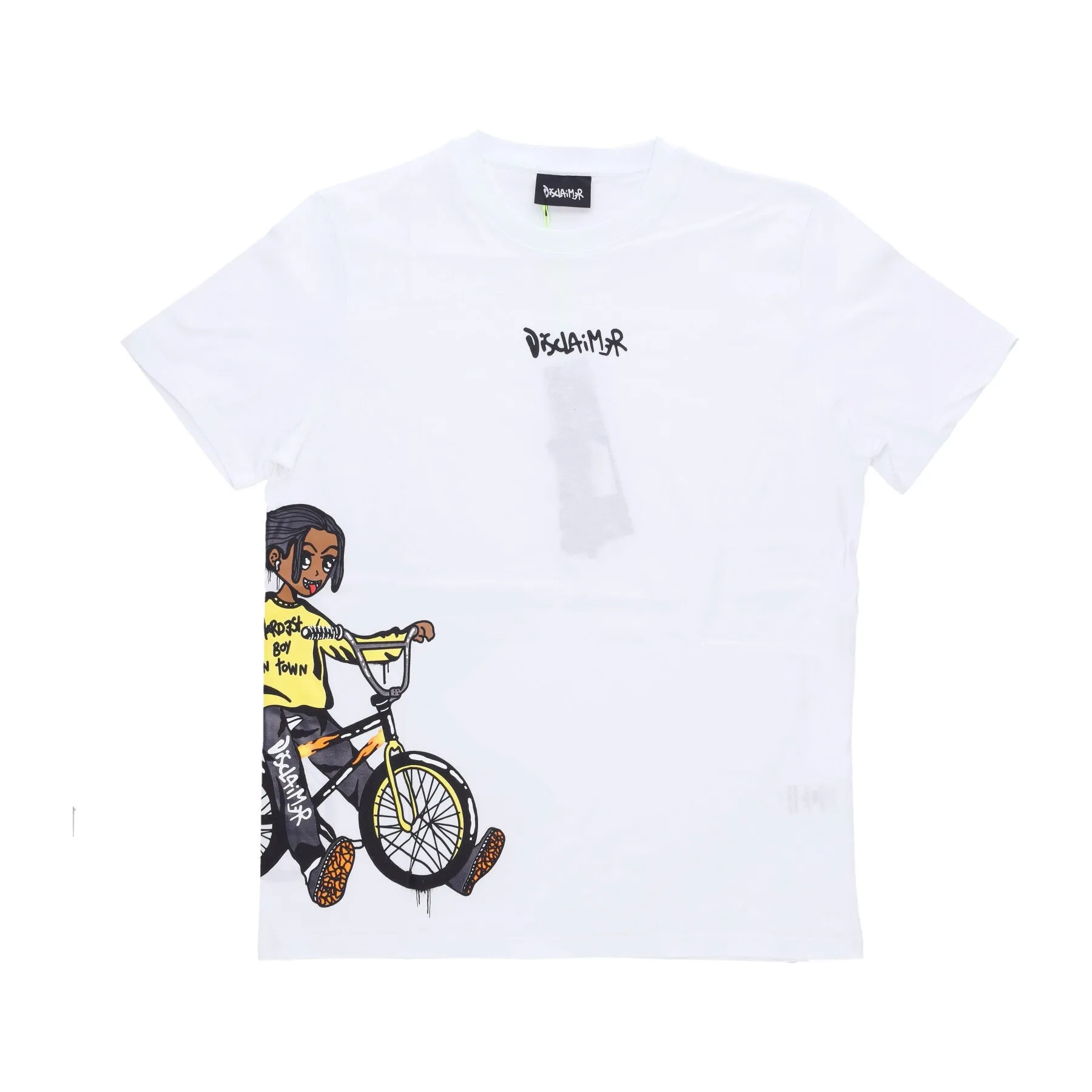 Maglietta Uomo Hardest Boy In Town Tee White