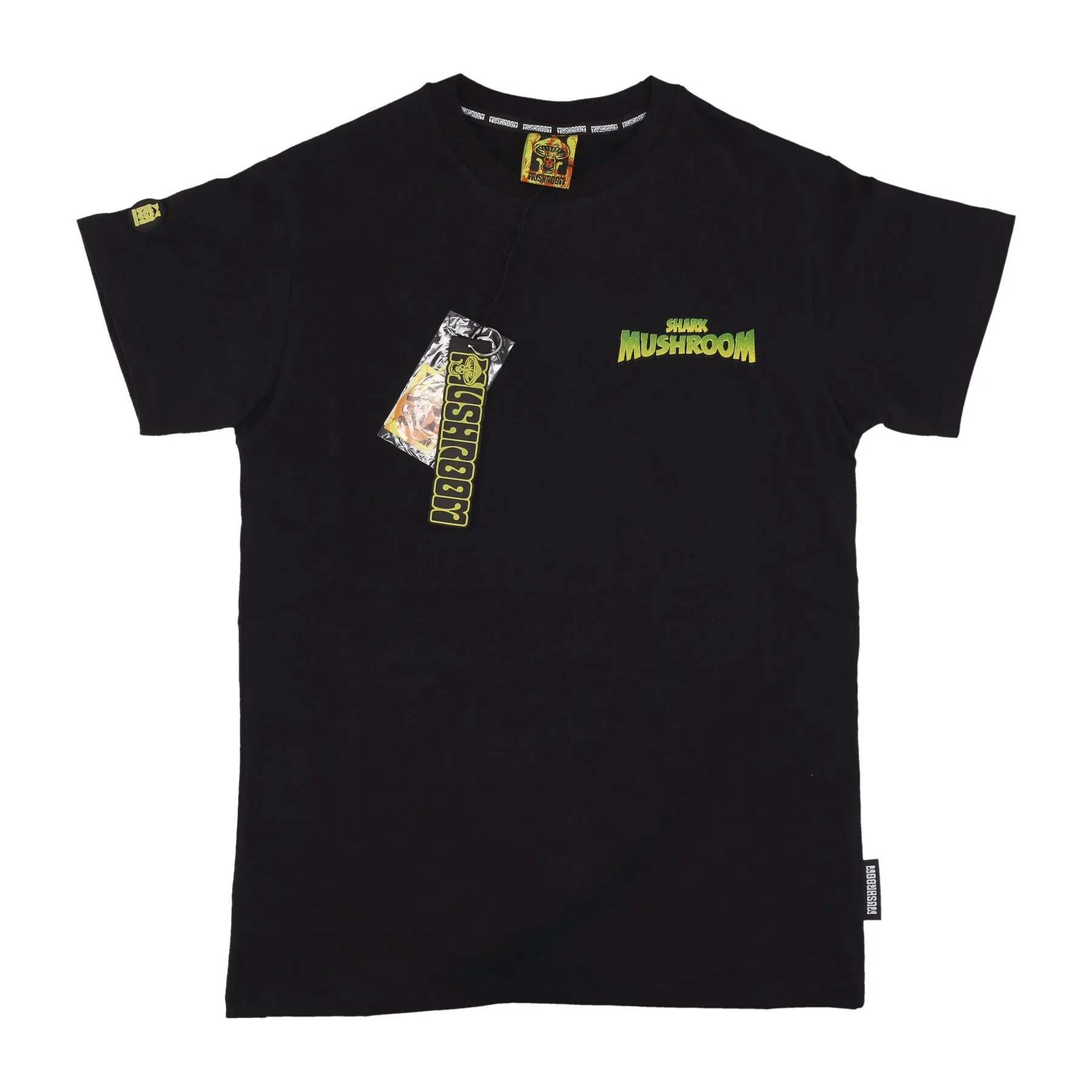 Maglietta Uomo Shark Mushroom Tee Black