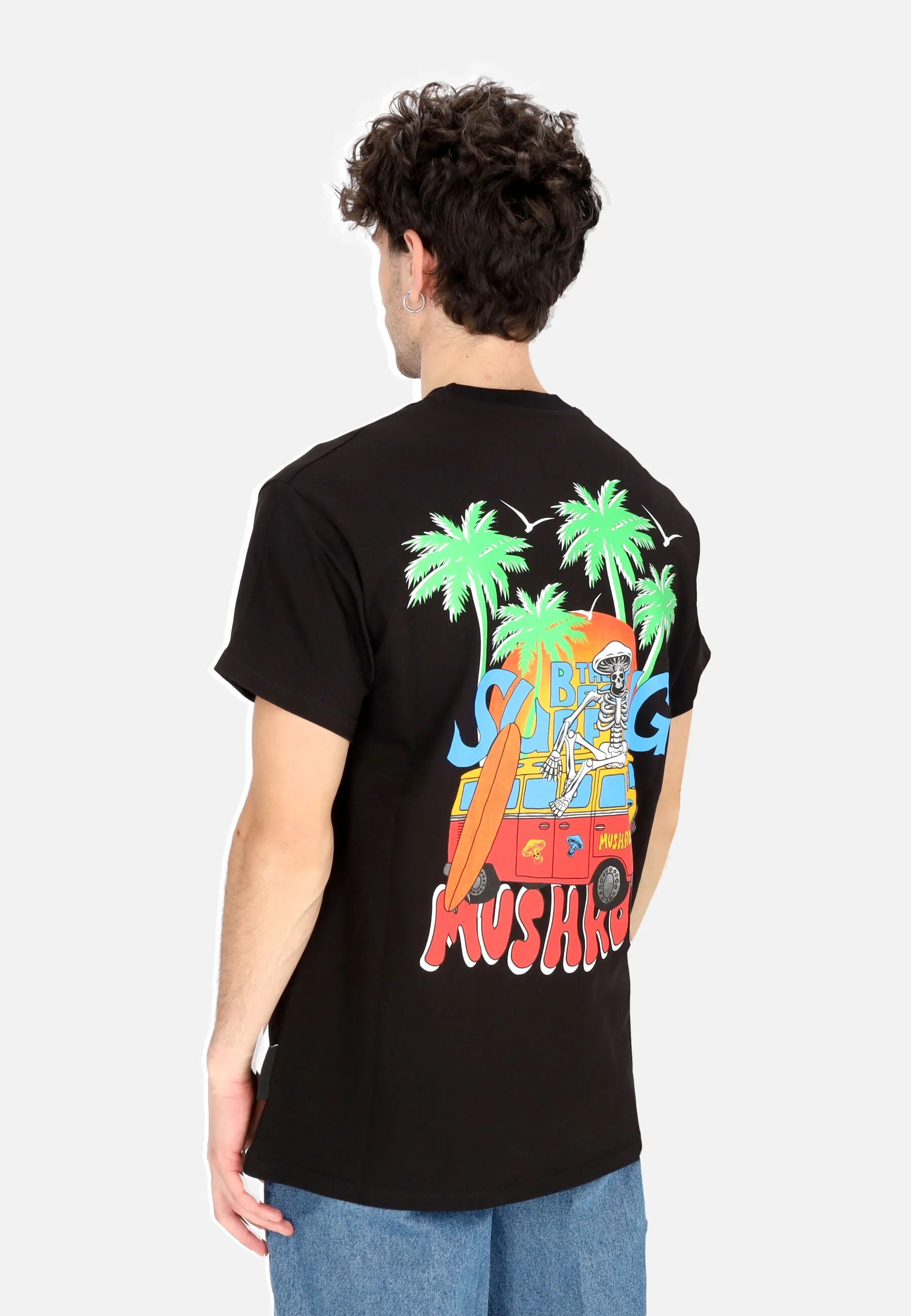 Maglietta Uomo the Best Surfing Tee Black