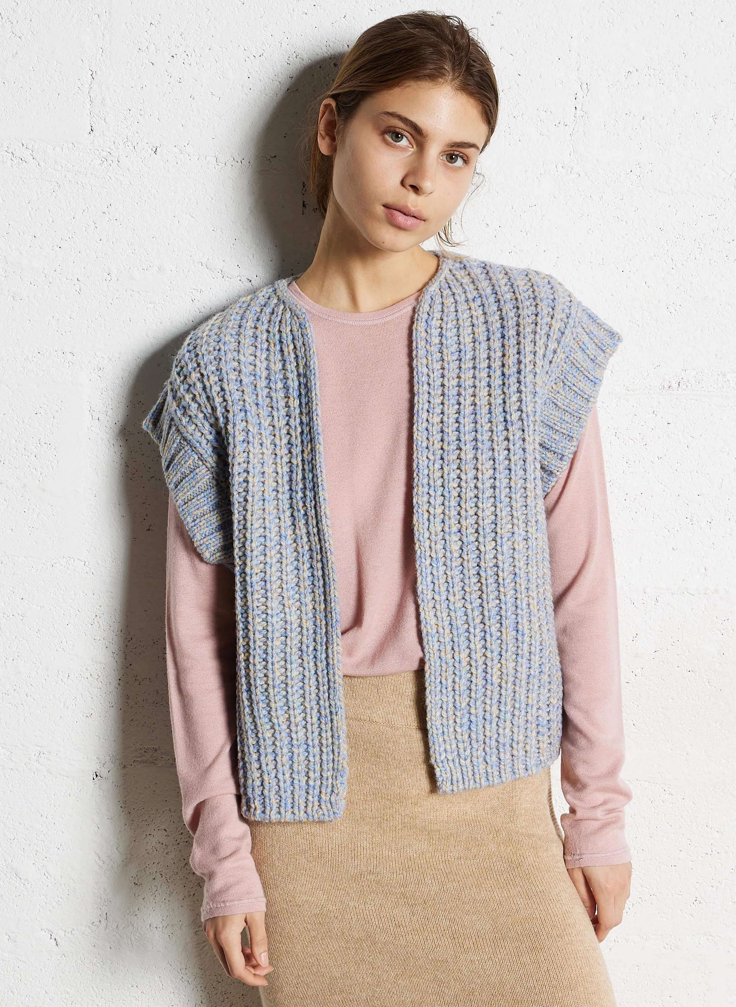  MAISON 123   CLARENCE - Giacca dritta in misto lana | Beige