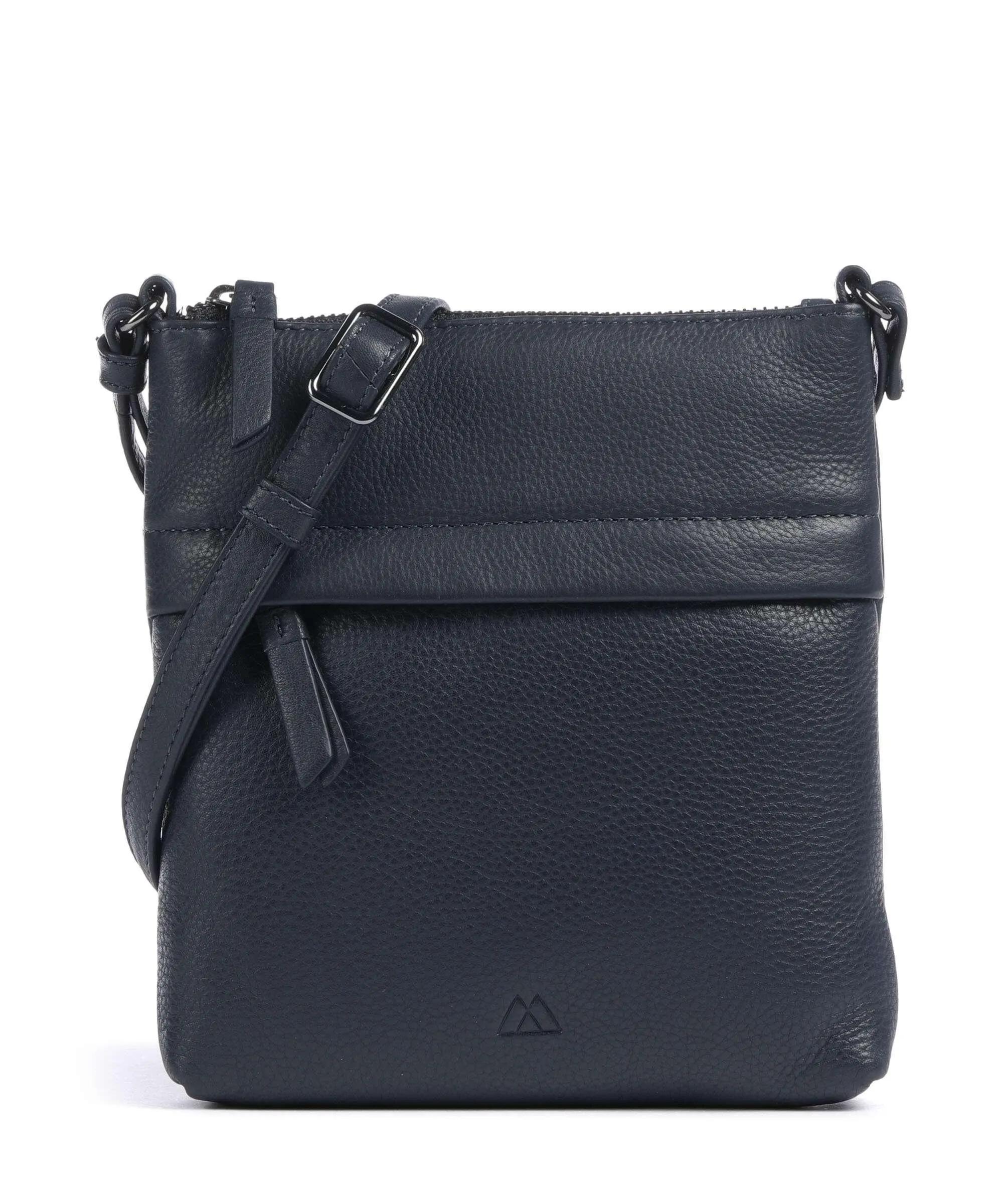  Markberg Genie Borsa a tracolla pelle di vacchetta grana navy  