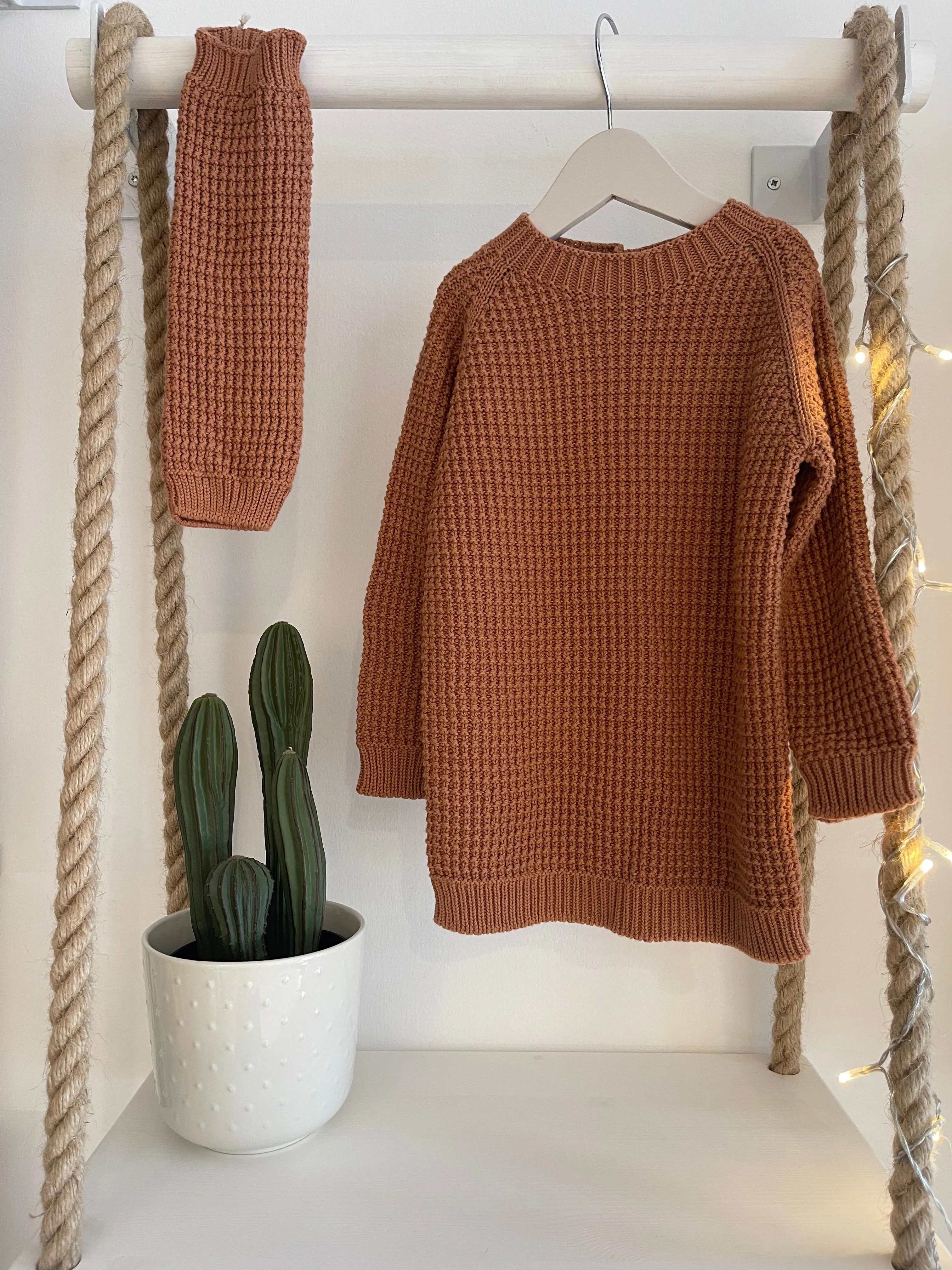 Maxi Pull con scalda muscoli in cotone LI&ME
