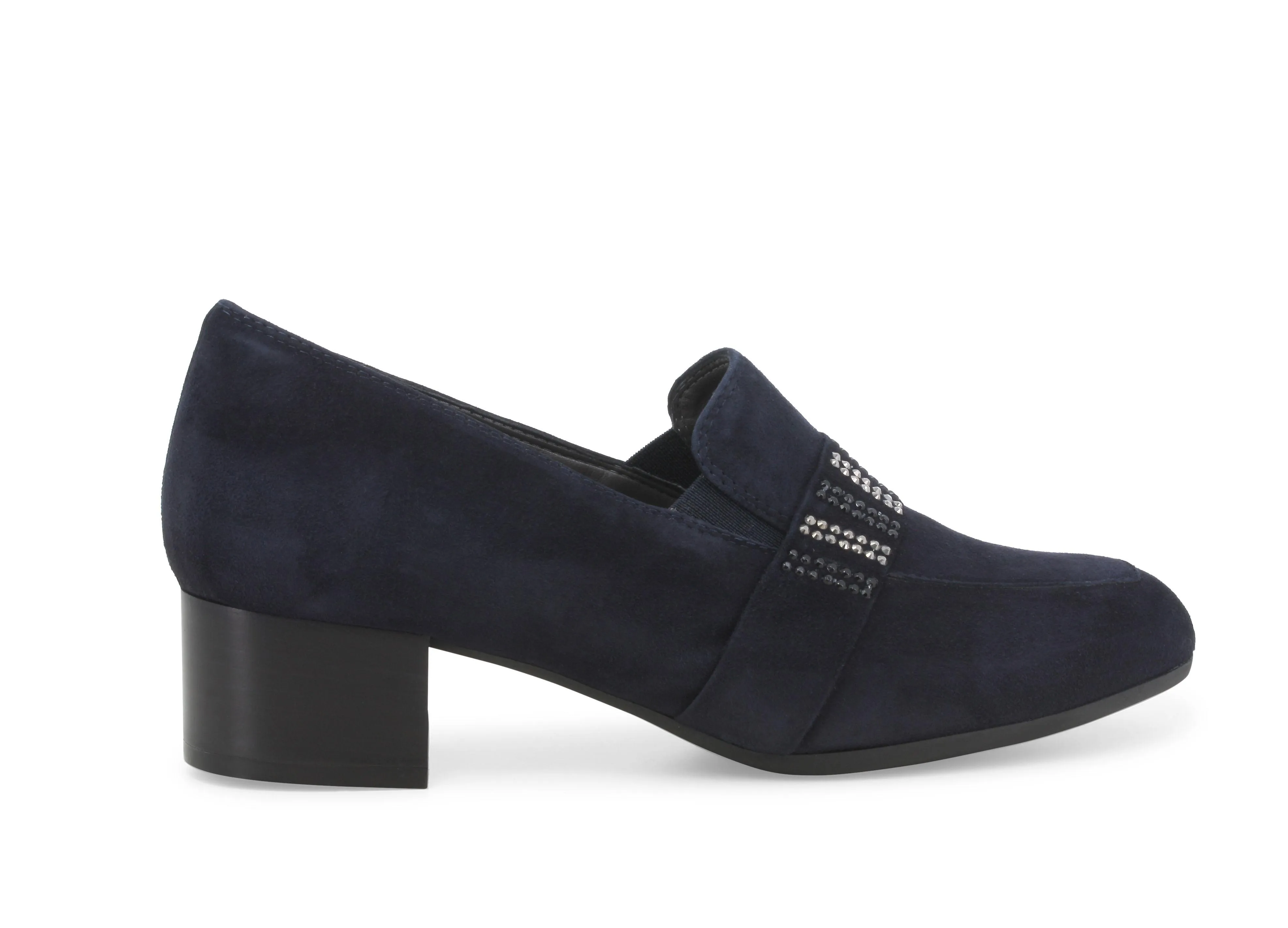 Melluso Mocassino donna in camoscio blu notte x5320w