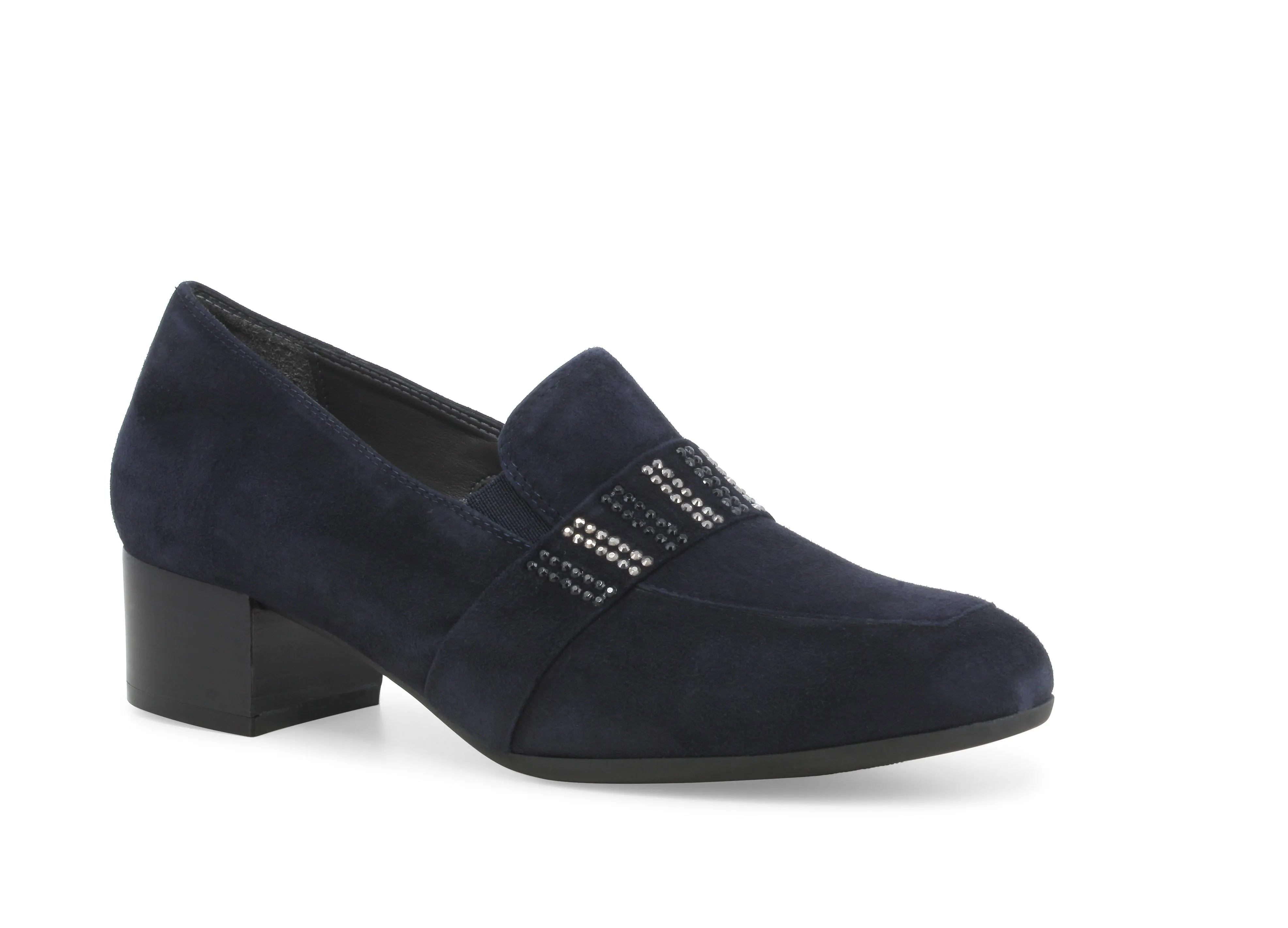 Melluso Mocassino donna in camoscio blu notte x5320w
