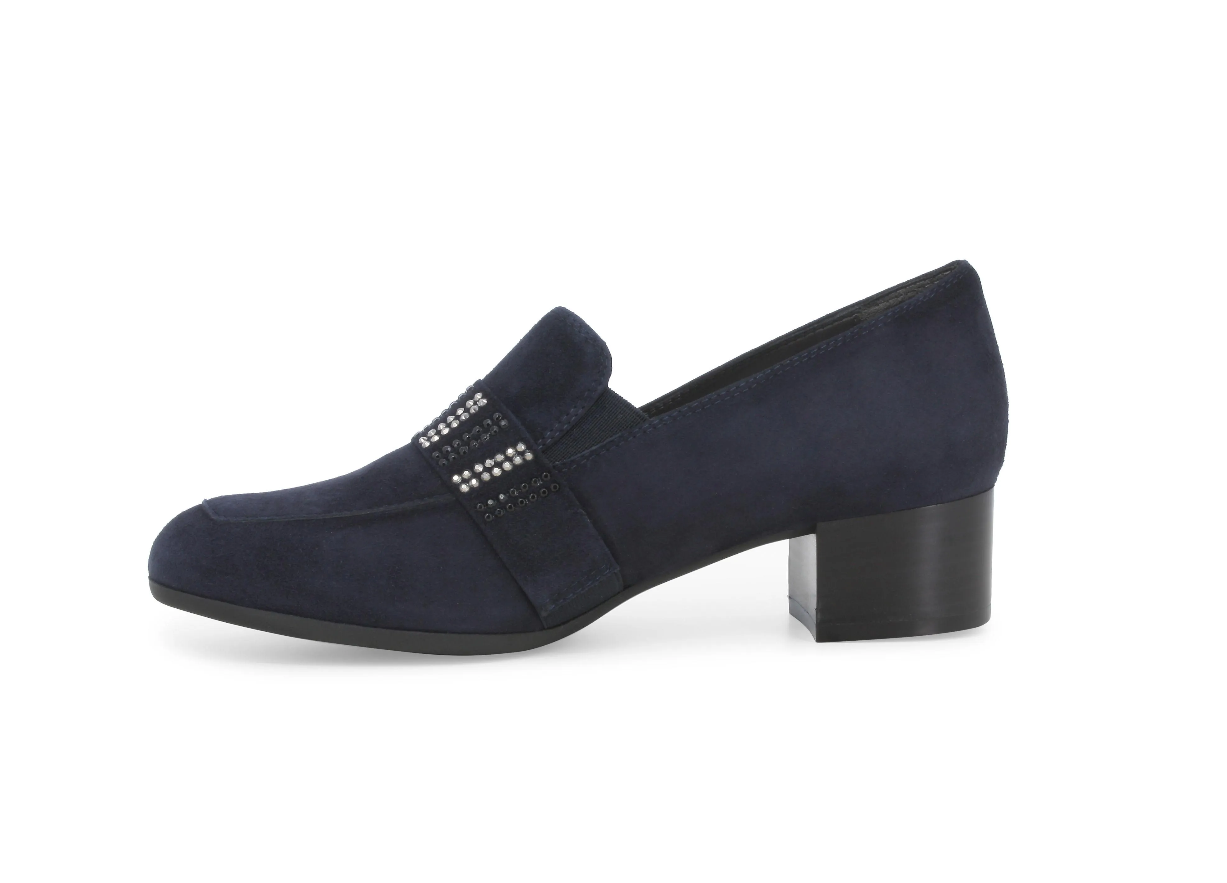 Melluso Mocassino donna in camoscio blu notte x5320w