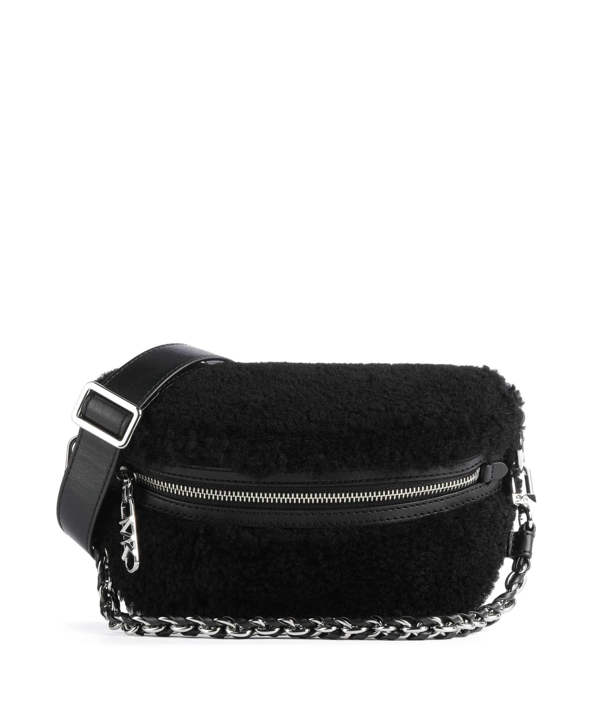  Michael Kors Slater Borsa a tracolla eco-pelliccia nero  