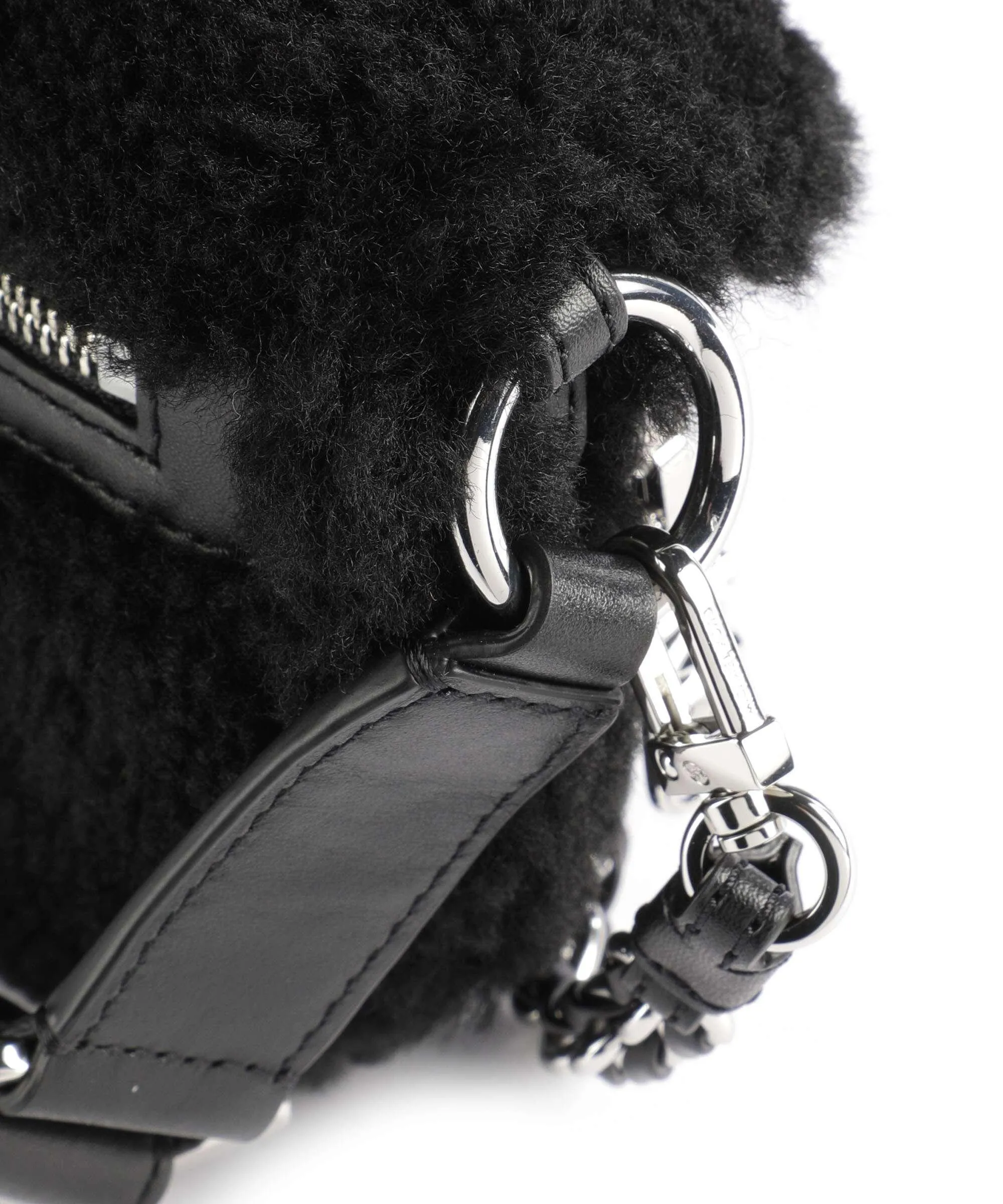  Michael Kors Slater Borsa a tracolla eco-pelliccia nero  