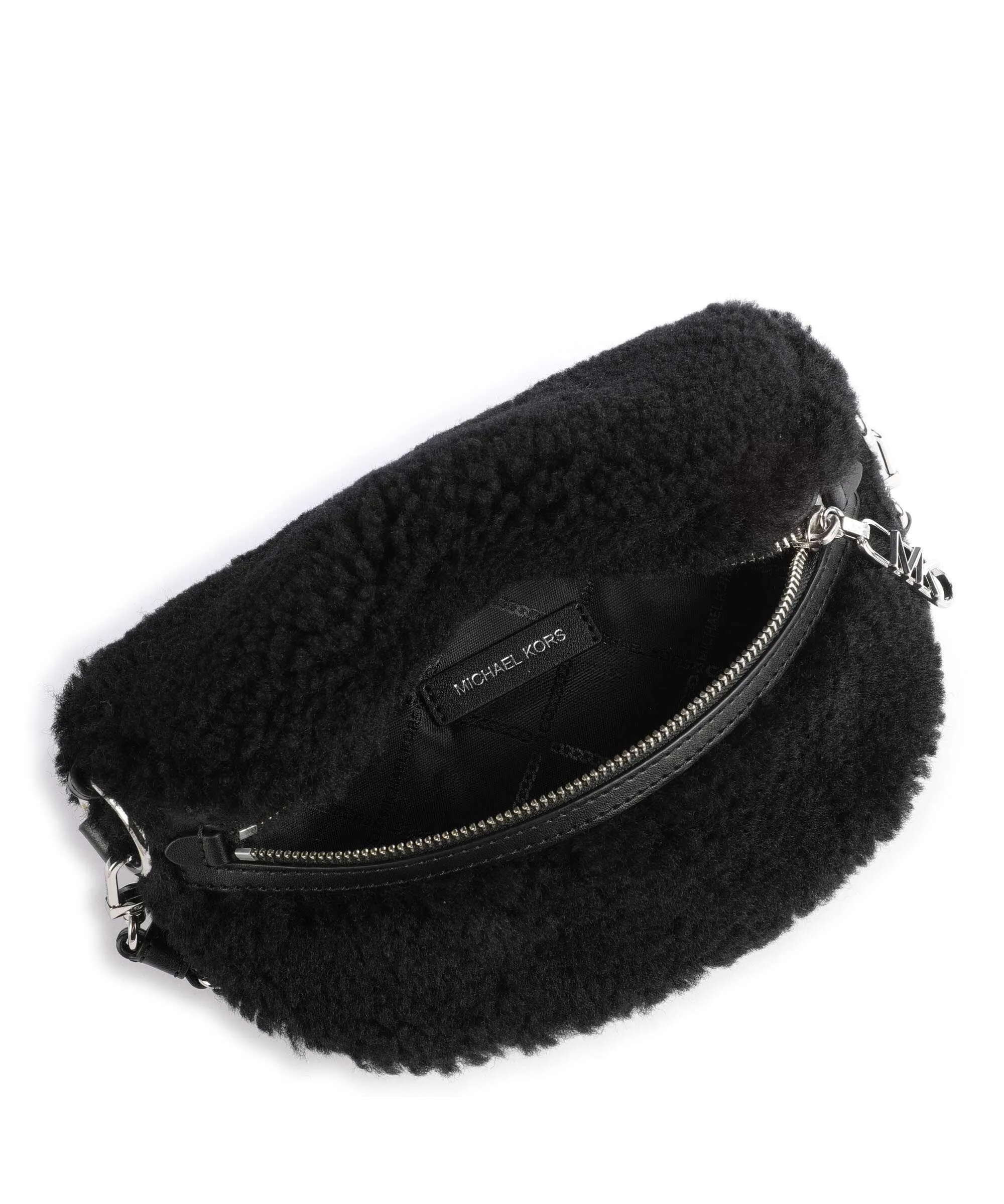  Michael Kors Slater Borsa a tracolla eco-pelliccia nero  