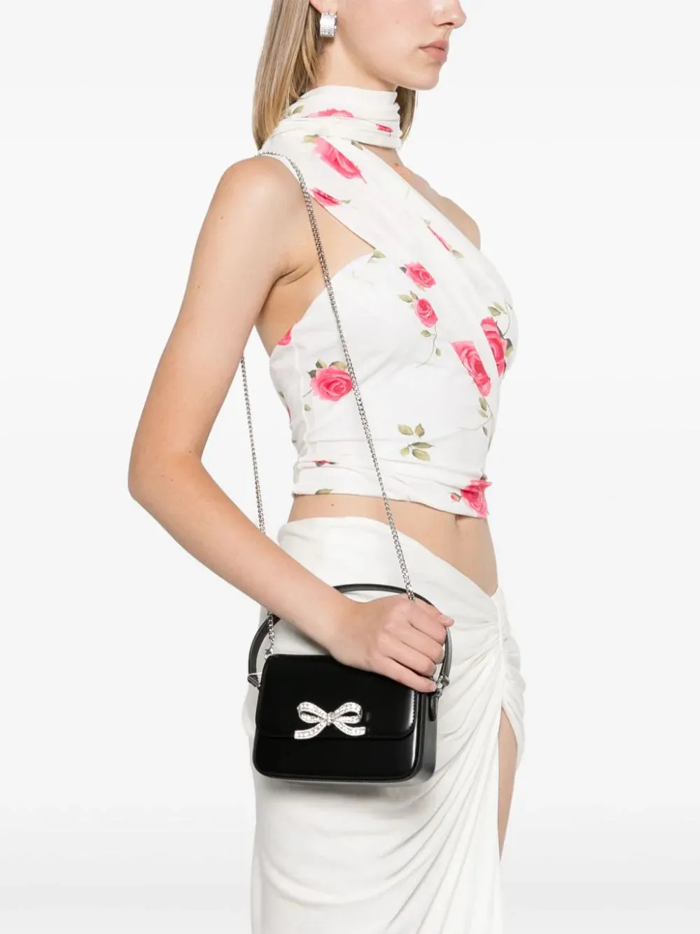 Mini borsa con fiocco