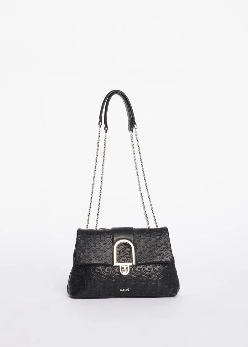 Mini borsa con logo GJ