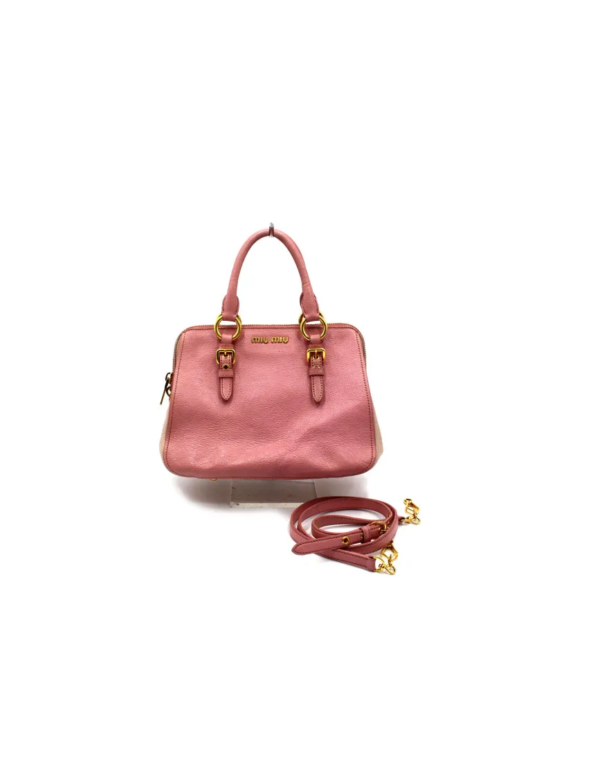 Miu Miu Shopping Pelle Rosa