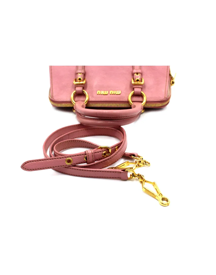 Miu Miu Shopping Pelle Rosa