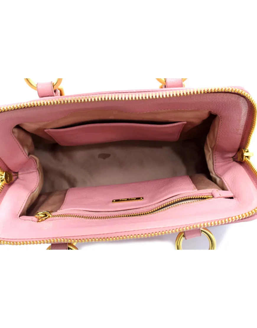 Miu Miu Shopping Pelle Rosa