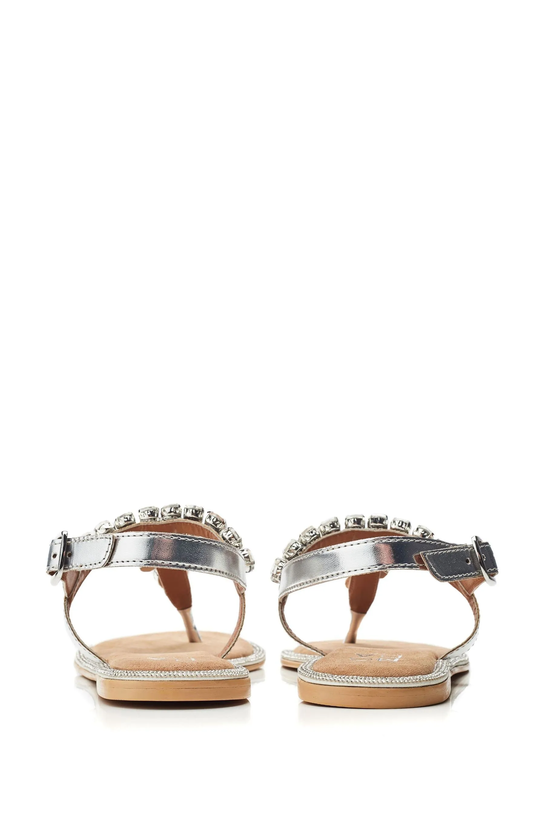 Moda in Pelle - Otalia - Sandali infradito con strass