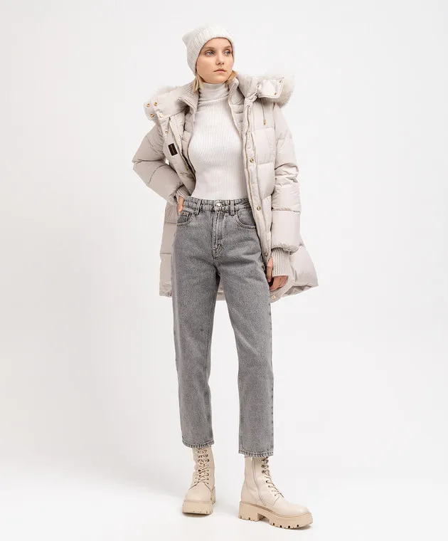 MooRER Jeans grigi di Phoebe PHOEBE120WBR