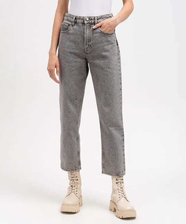 MooRER Jeans grigi di Phoebe PHOEBE120WBR