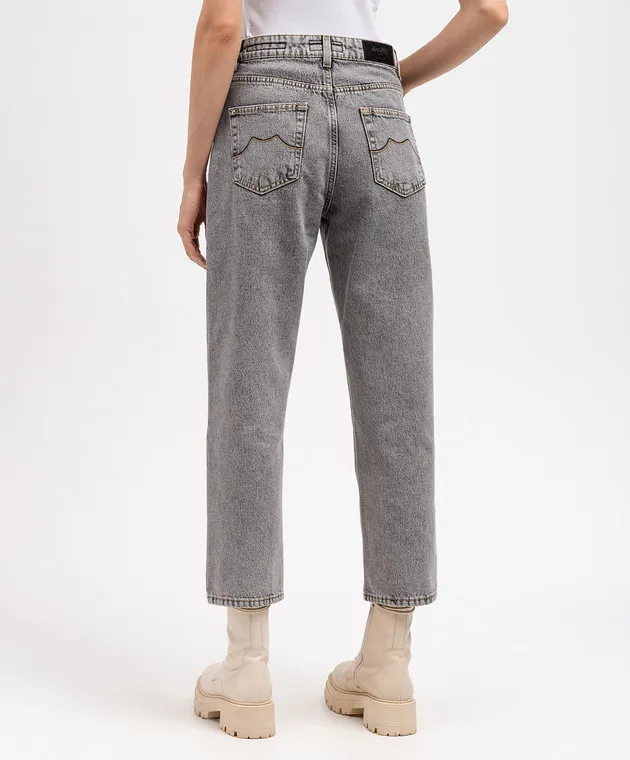 MooRER Jeans grigi di Phoebe PHOEBE120WBR