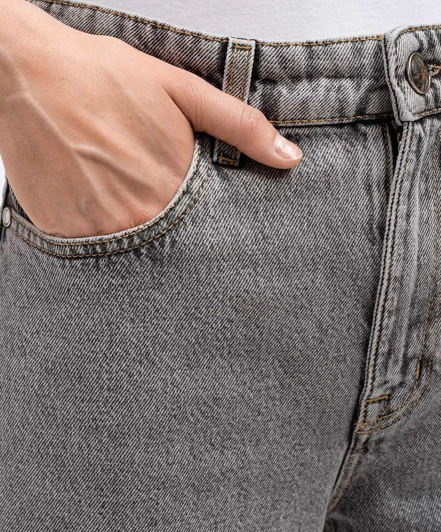 MooRER Jeans grigi di Phoebe PHOEBE120WBR