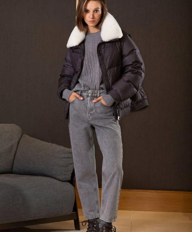 MooRER Jeans grigi di Phoebe PHOEBE120WBR