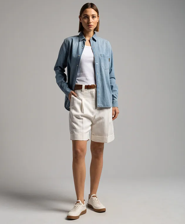 MooRER Pantaloncini ENGY bianchi ENGYSTF