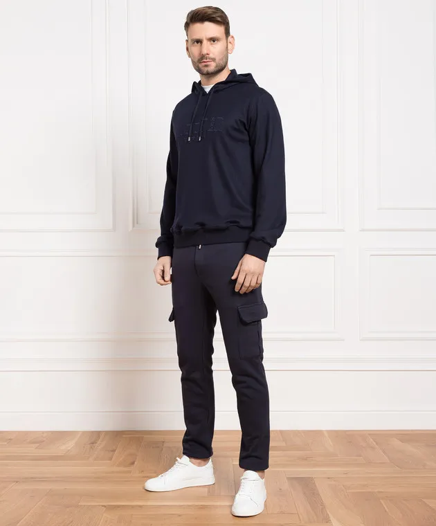 MooRER Pantaloni da jogging blu DIONIGILIL