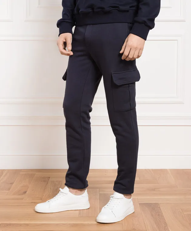 MooRER Pantaloni da jogging blu DIONIGILIL