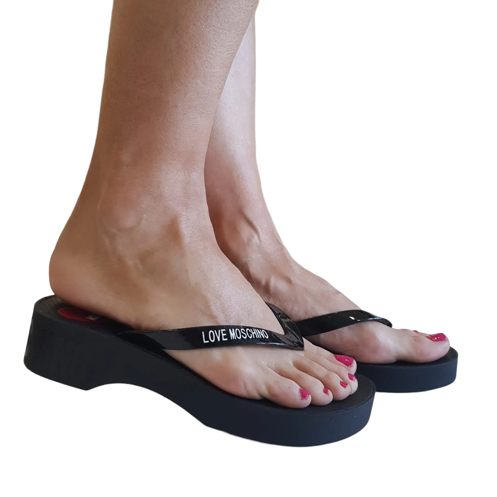 Moschino Sandalo Infradito Donna  Nero  Rif.34