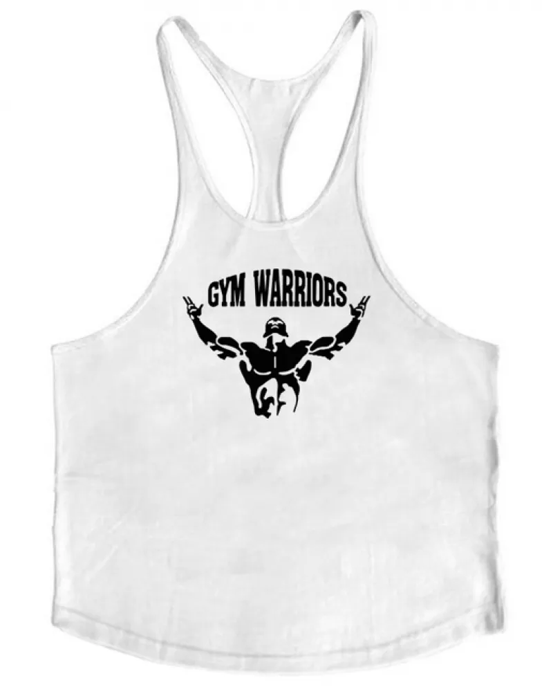 Muscleguys Abbigliamento da palestra Bodybuilding Stringer Canotte Fitness Gilet da uomo in cotone Canottiere da allenamento Cam