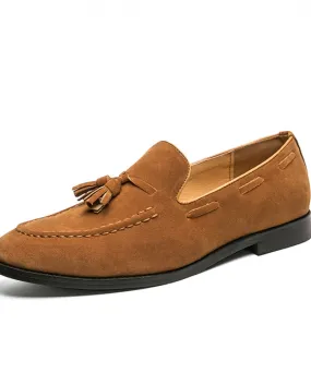 Nappe in pelle scamosciata a punta britannica Scarpe oxford casual per uomo Abito da cerimonia nuziale formale Ritorno a casa Sa