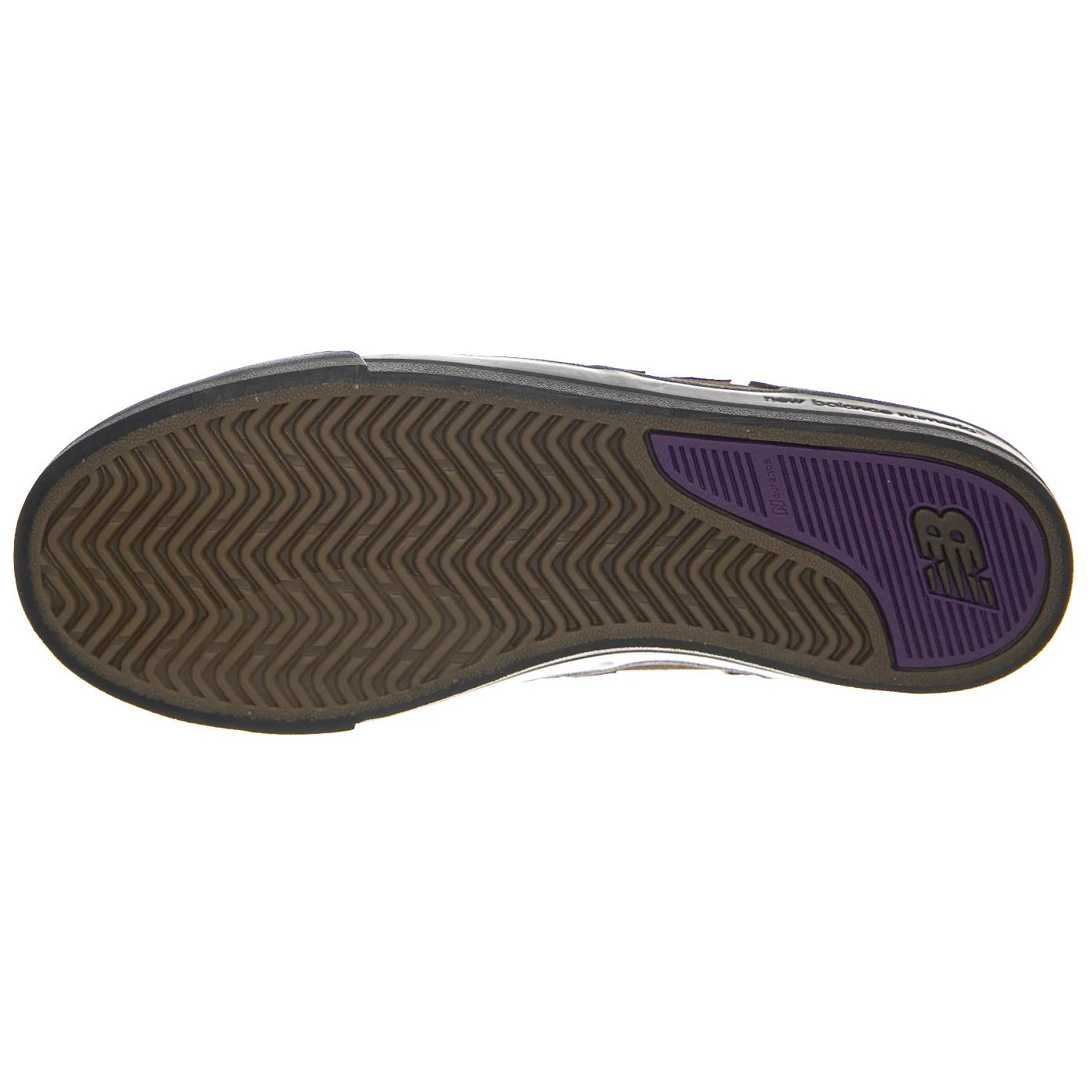 New Balance Numeric Skateboarding Brown Leather / Textile - Scarpe Profilo Basso Uomo Marroni    
