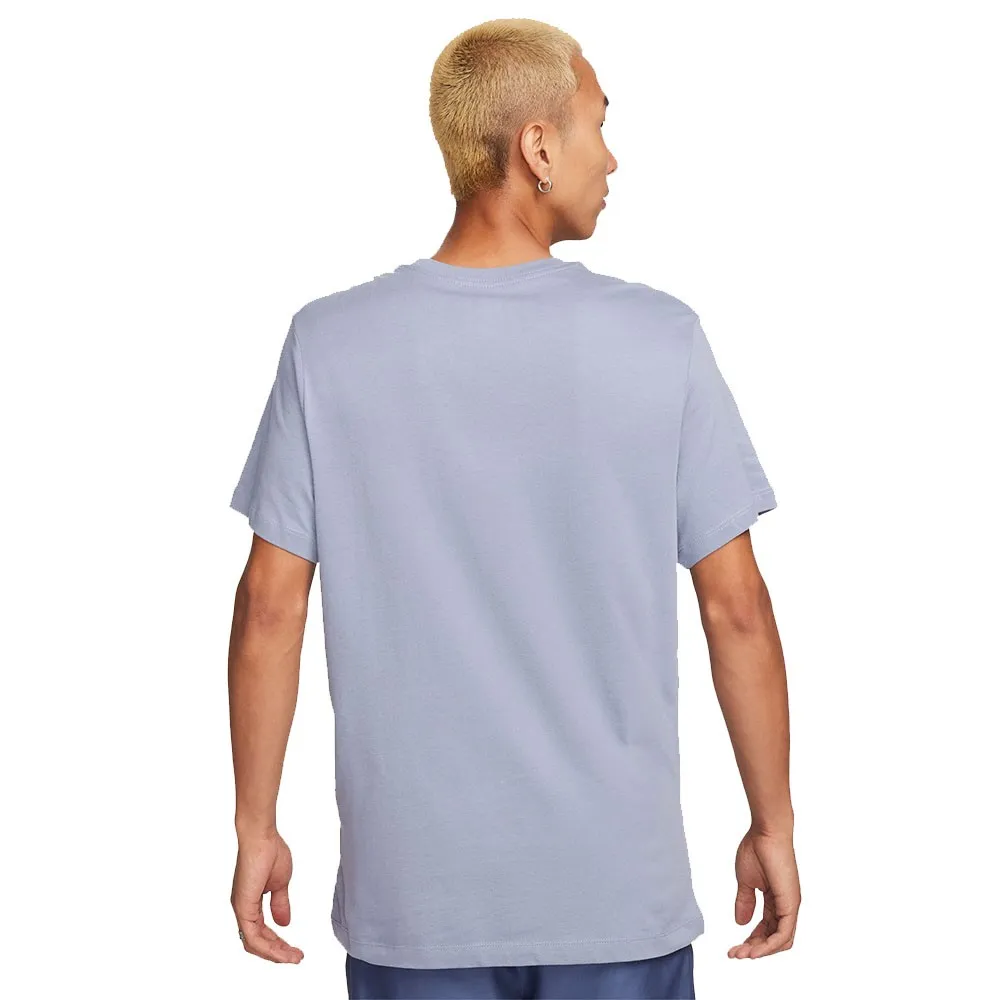 Nike Maglia Maniche Corte Inter Crest Grigio Bianco Uomo