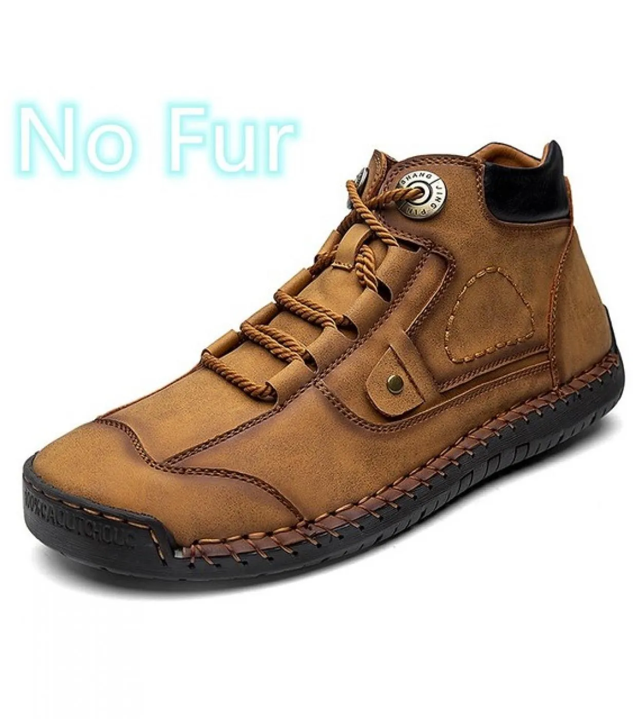 Nuovi stivali da uomo in vera pelle Stivaletti comodi Scarpe casual da uomo Autunno Inverno Stringate con stivali caldi in pelli