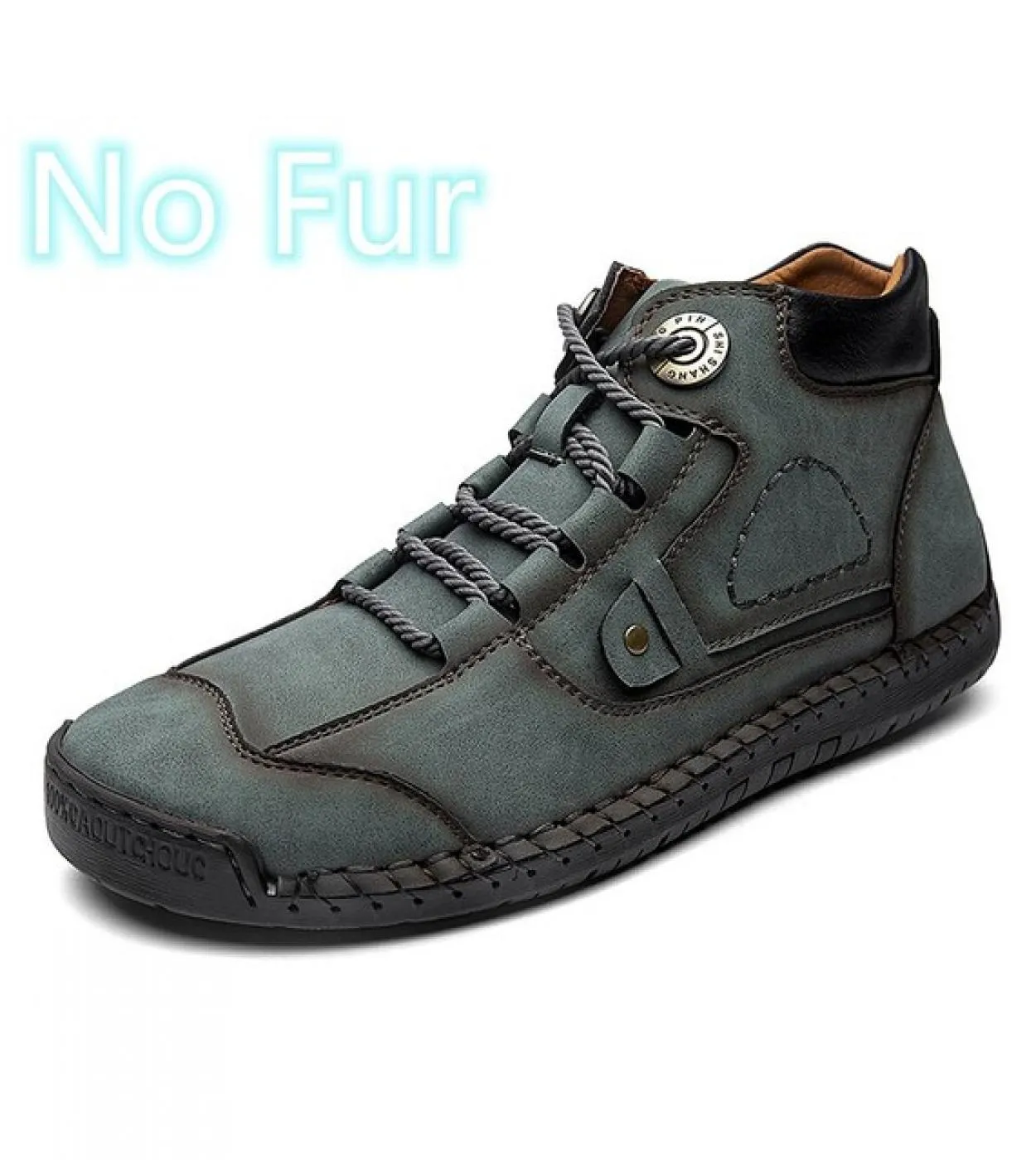 Nuovi stivali da uomo in vera pelle Stivaletti comodi Scarpe casual da uomo Autunno Inverno Stringate con stivali caldi in pelli
