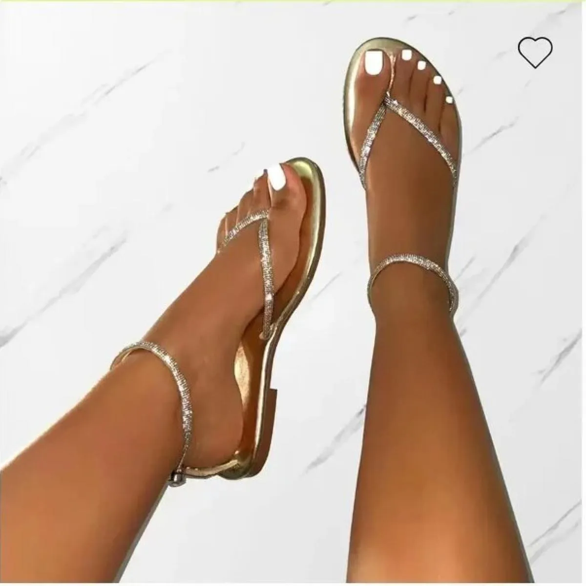 Nuovo strass Decor punta infradito infradito donna diapositive outdoor antiscivolo sandali da spiaggia 2024 estate nuove donne p