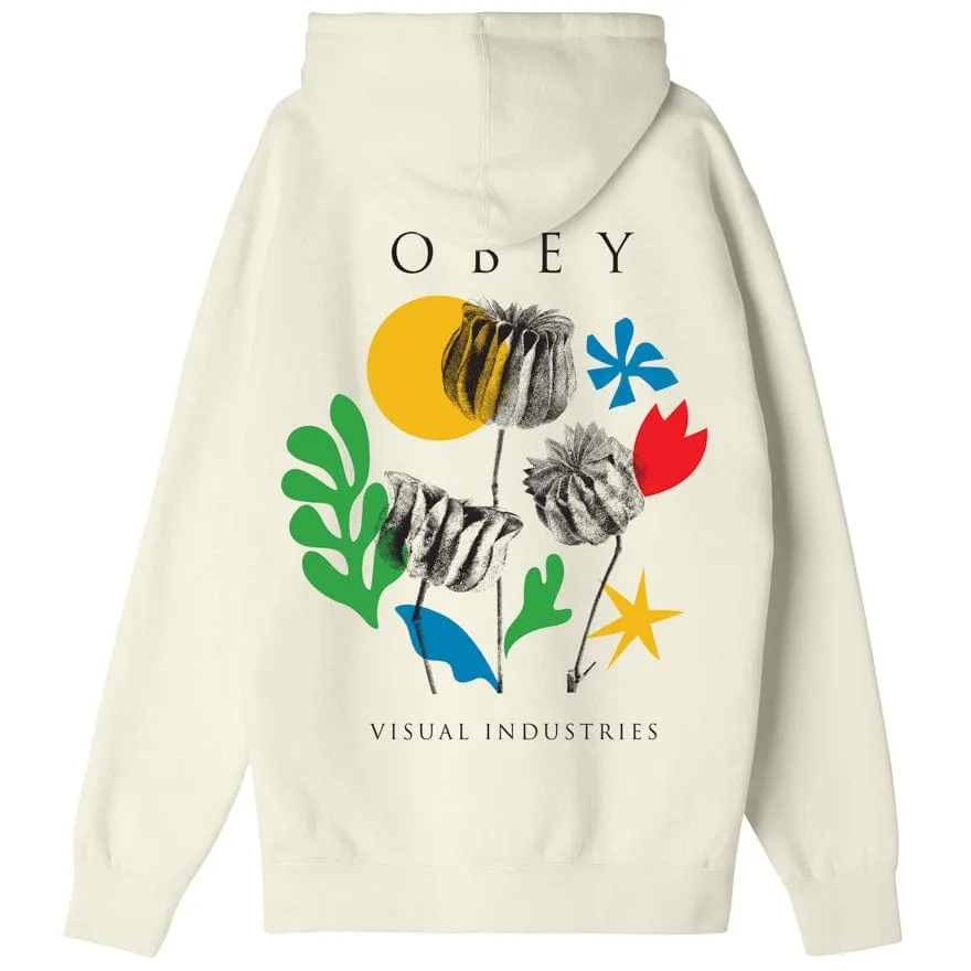 Obey Flowers Papers Scissors Hood Fleece