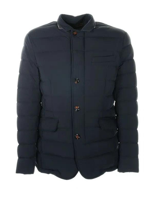 Padded jacket with buttons