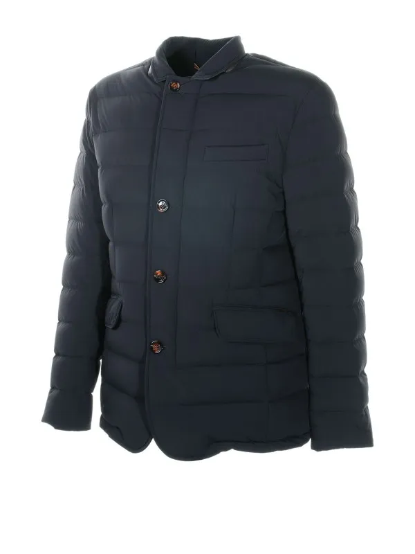 Padded jacket with buttons