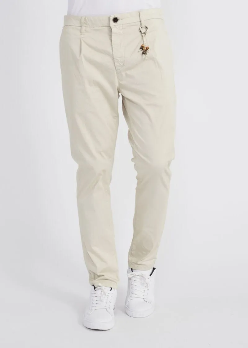 Pantaloni chino in cotone stretch