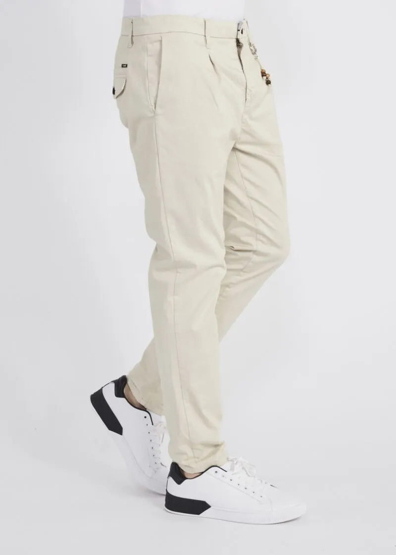 Pantaloni chino in cotone stretch