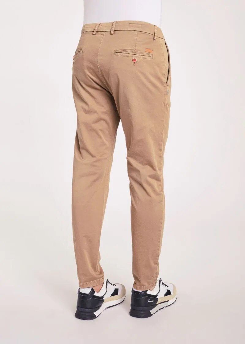 Pantaloni chino in gabardina