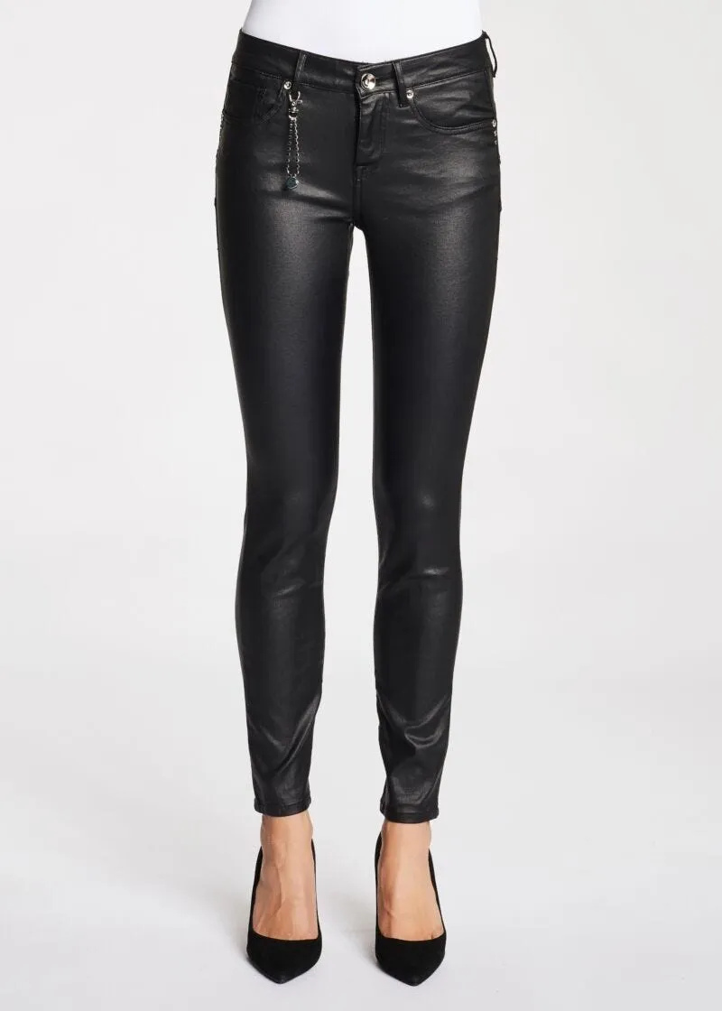 Pantaloni cinque tasche in cotone