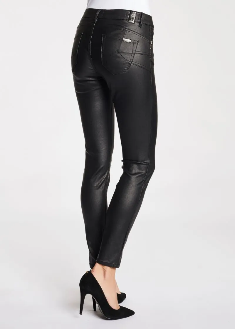 Pantaloni cinque tasche in cotone