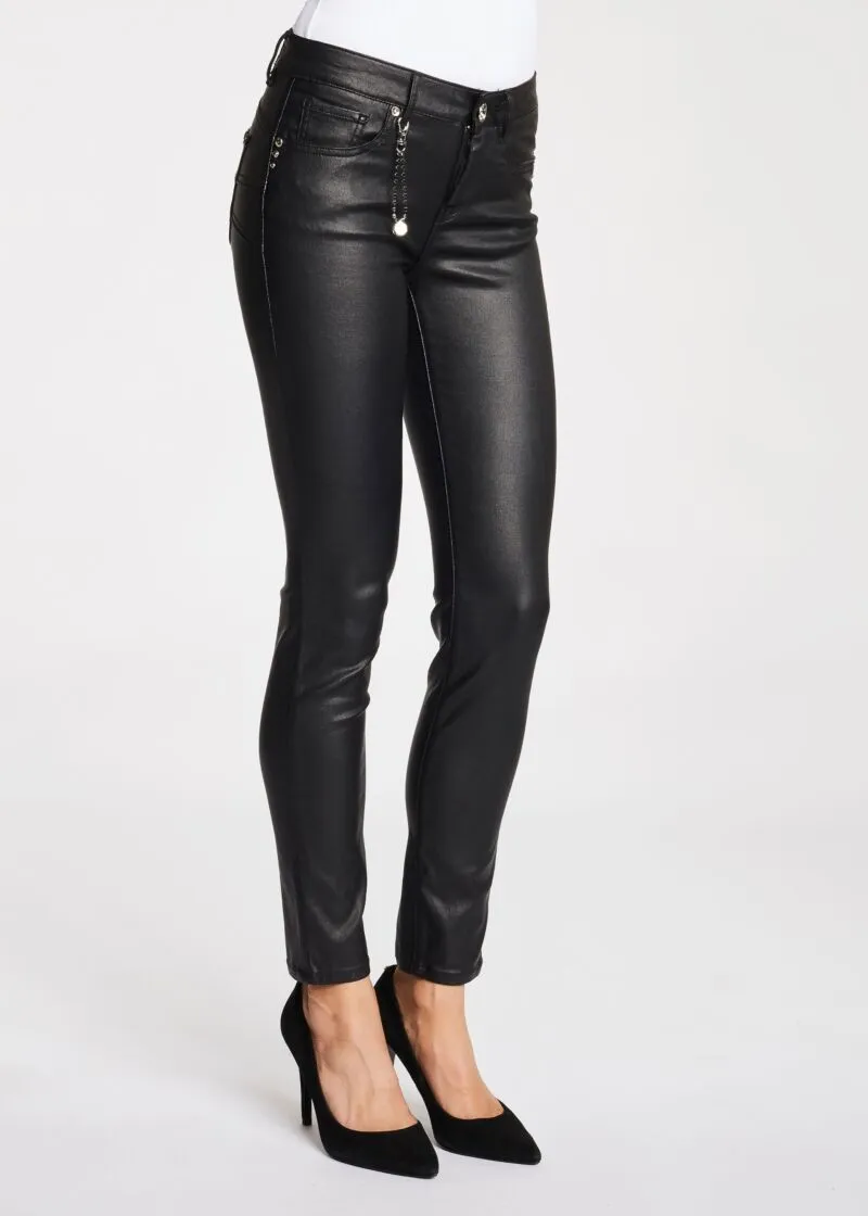 Pantaloni cinque tasche in cotone