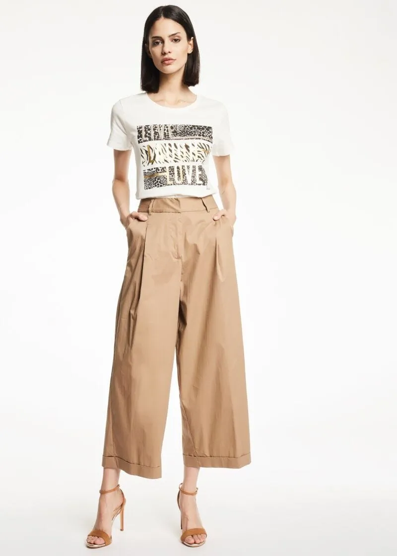 Pantaloni in misto cotone