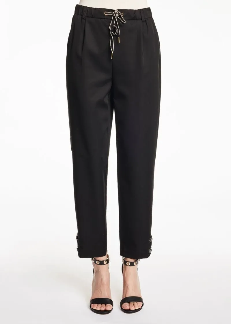 Pantaloni in tessuto fluido