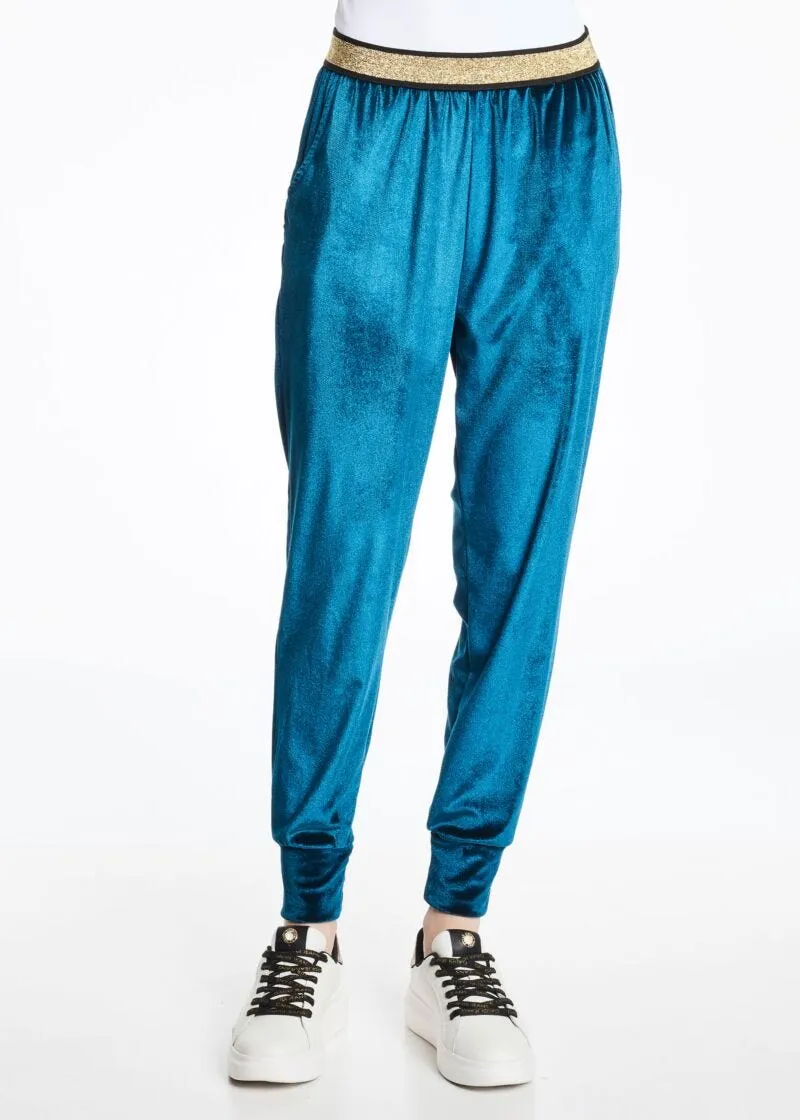 Pantaloni jogging in ciniglia
