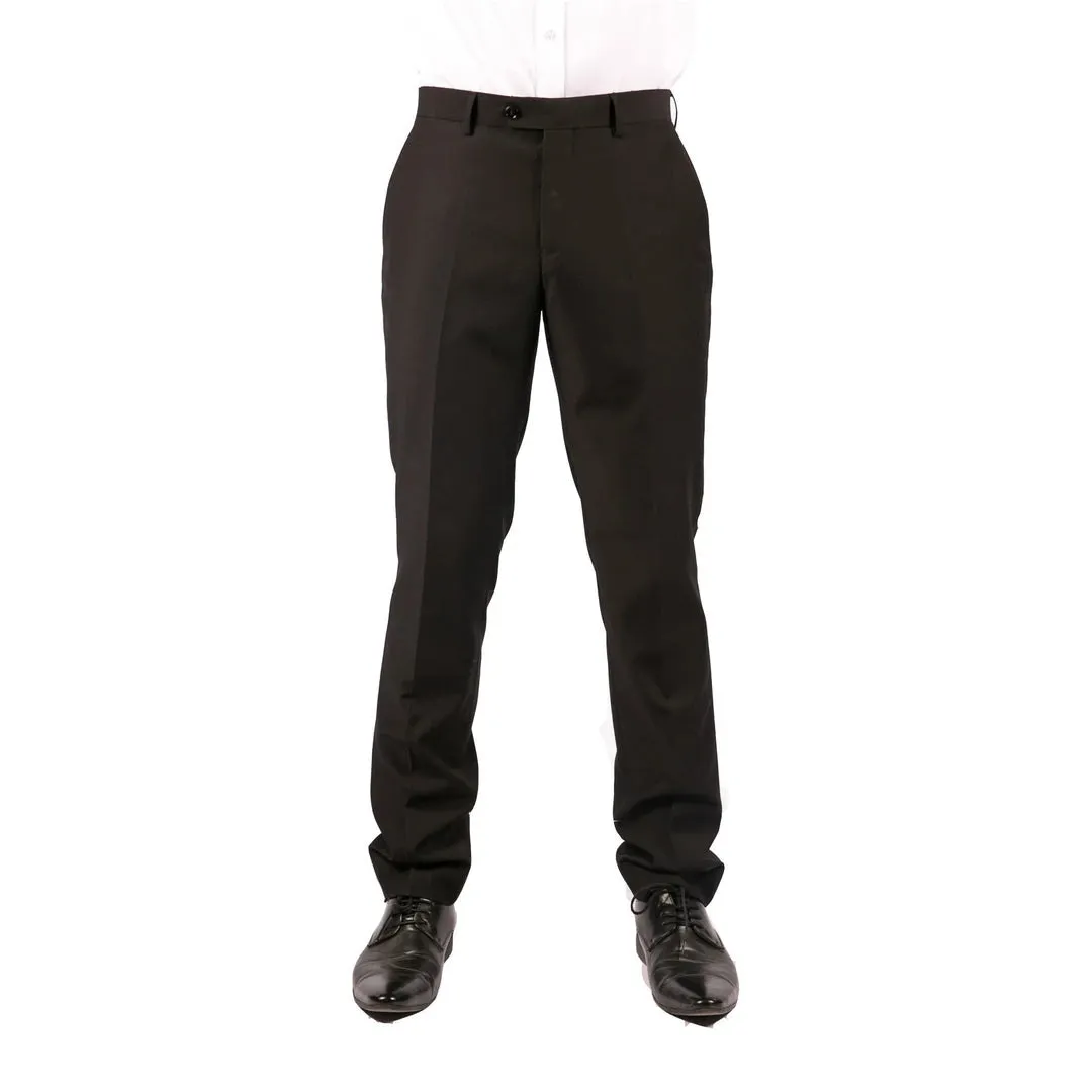 Pantaloni Neri da Uomo Formale Classico per Lavoro, Ufficio