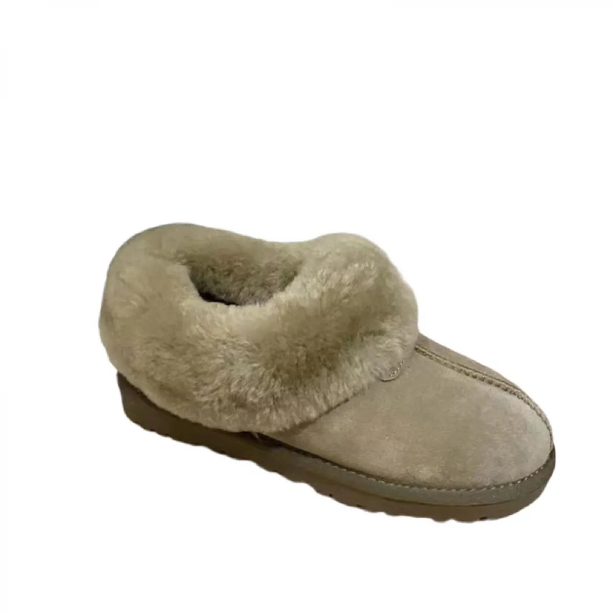 Pelliccia Donna Inverno Appartamenti Caldi Stivali Chelsea Scarpe alla caviglia alla moda 2023 Stivali da neve casual Goth Pelle
