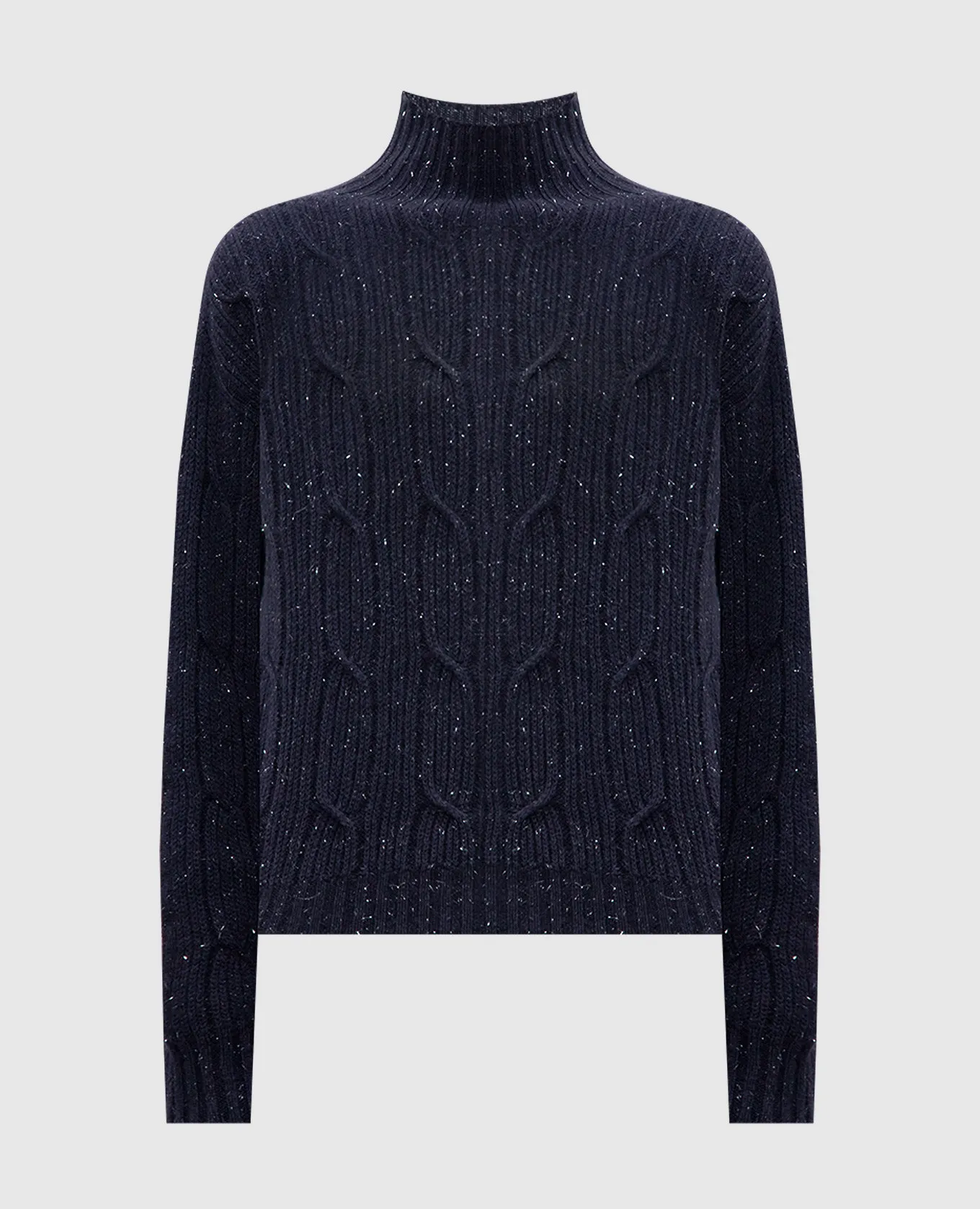 Peserico Maglia blu con lana, seta e cashmere S99599F0709095
